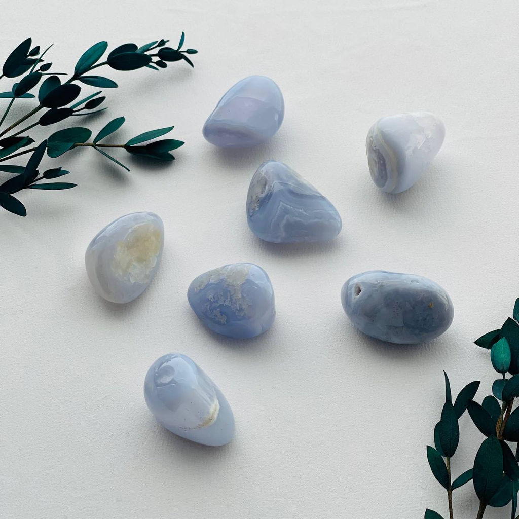 Галтовка из Голубого Агата - Радуга самоцветов фото 2