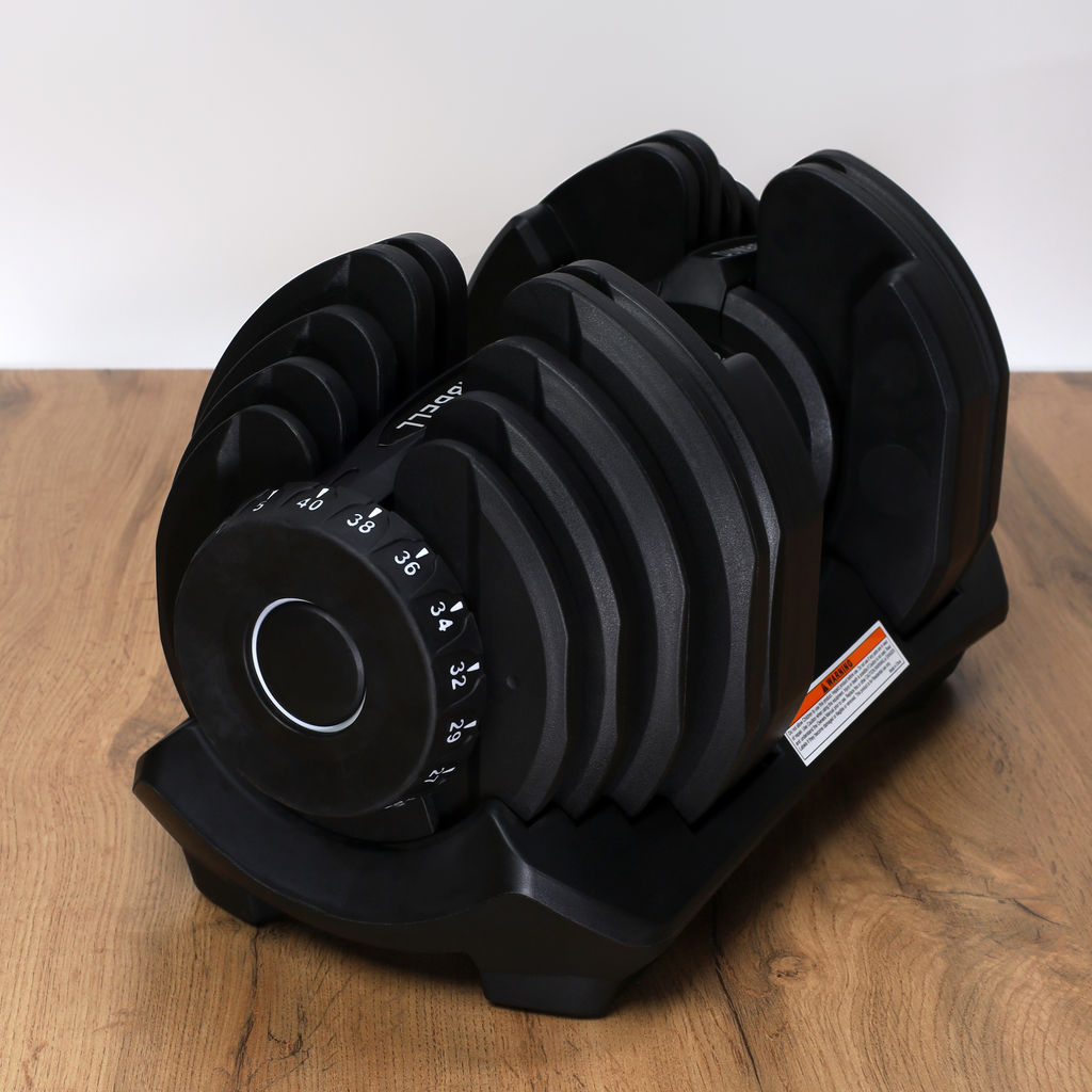 Гантель разборная Woohooo Elite Power со ступенчатой регулировкой / 17 позиций от 5 -40 кг / черный - Галеонтрейд фото 3