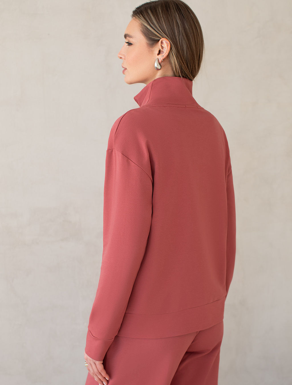 Жакет из футера двухнитки с эластаном - Vilatte фото 4