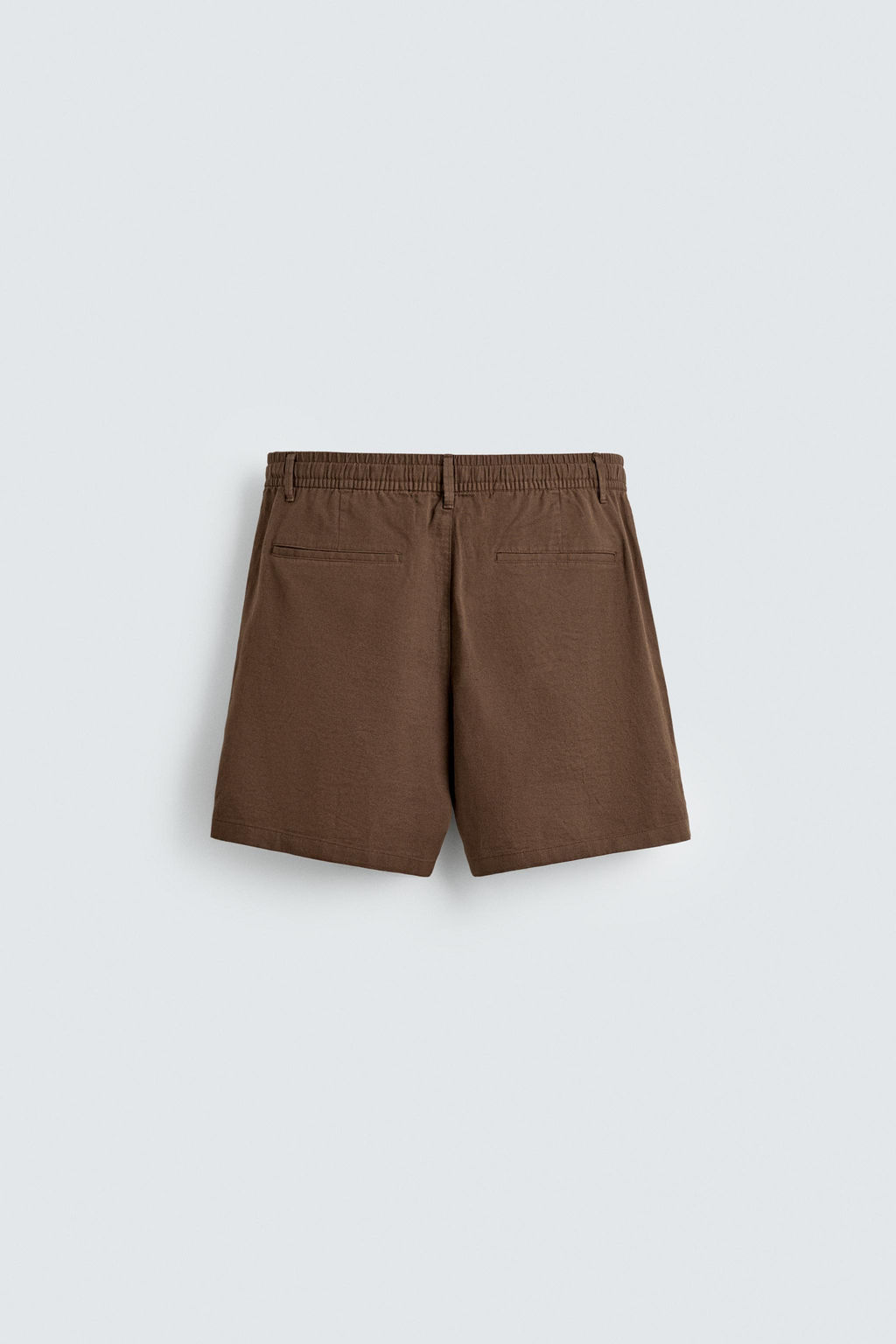 BERMUDA RELAXED FIT ALGOD?N - LINO / Beige claro - Zara фото 9