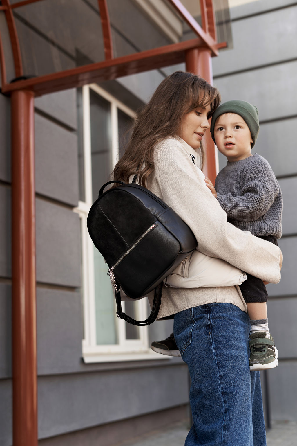 Чёрный рюкзак S.Lavia  фото 13