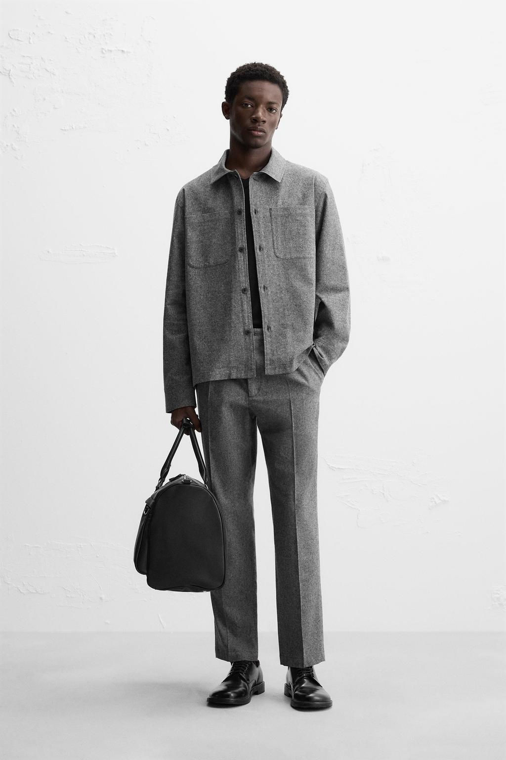 TEXTURED OVERSHIRT - Zara фото 10