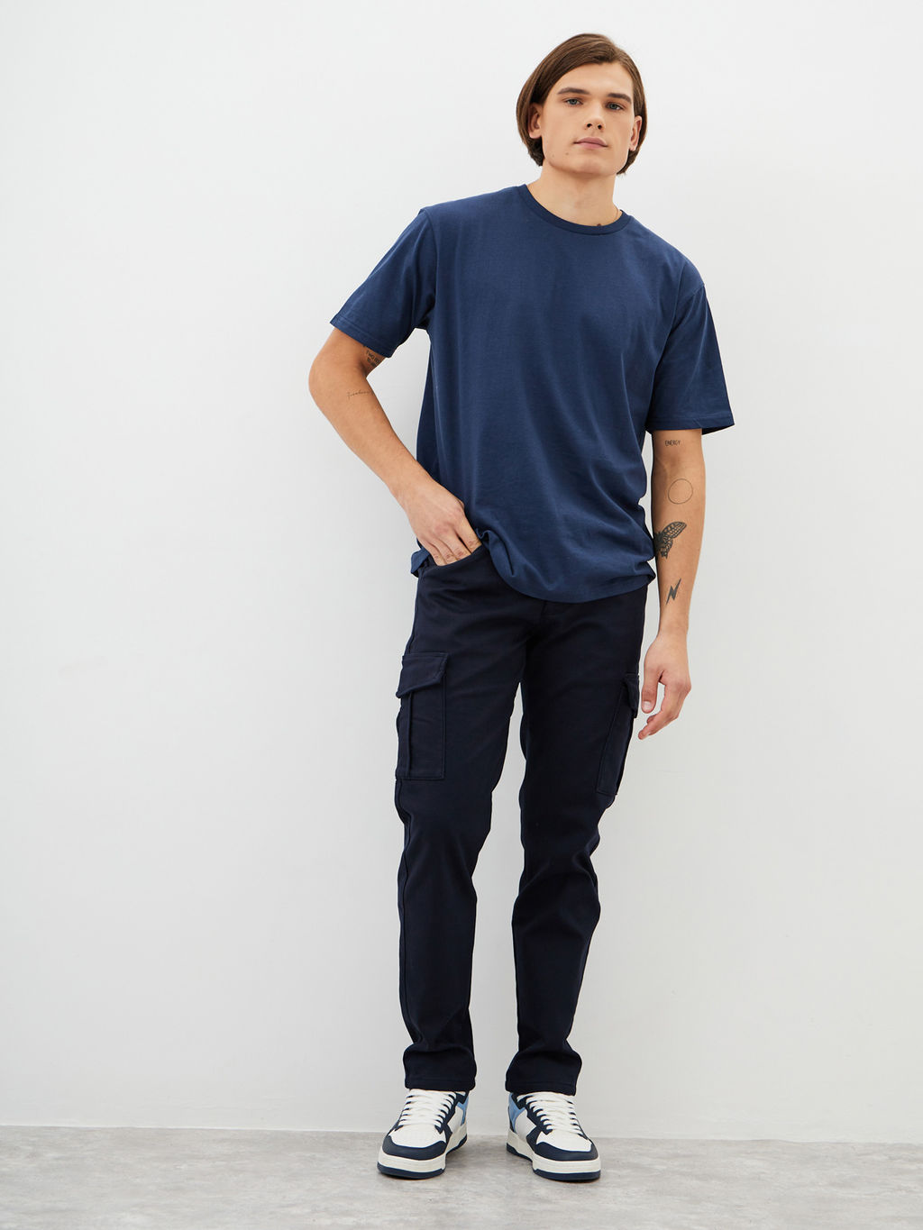 Мужские джинсы Карго утеплённые - Mossmore фото 27