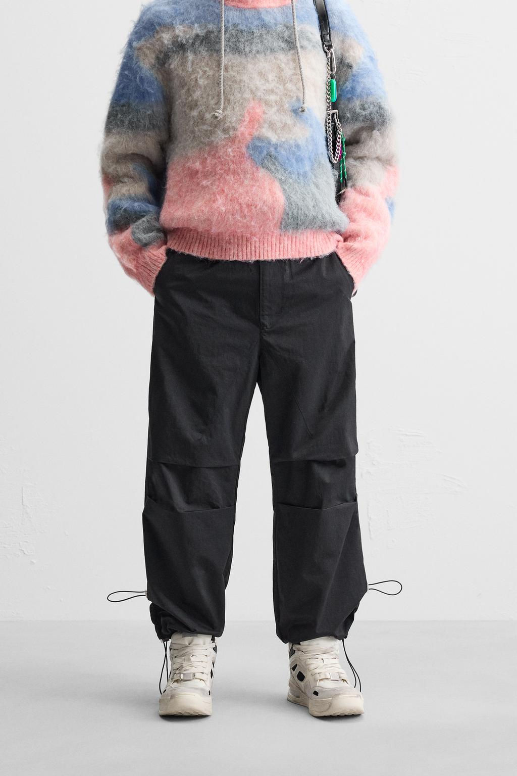 TECHNICAL PARACHUTE TROUSERS - Zara фото 2