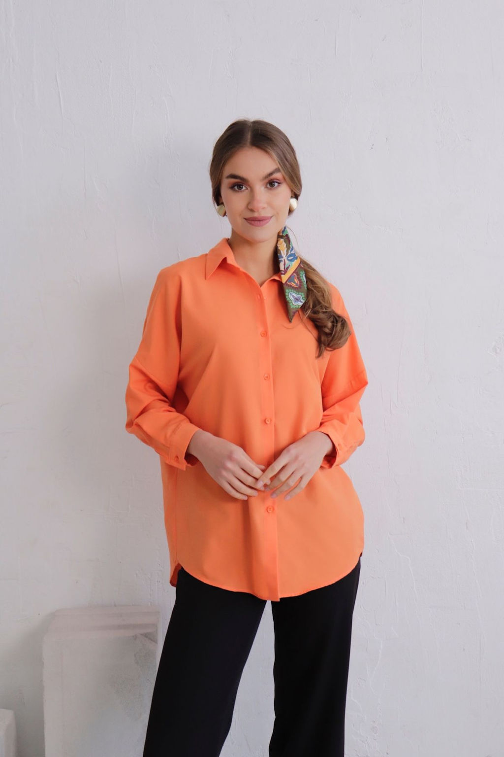 11369 Рубашка коралловая - Martichelli фото 14