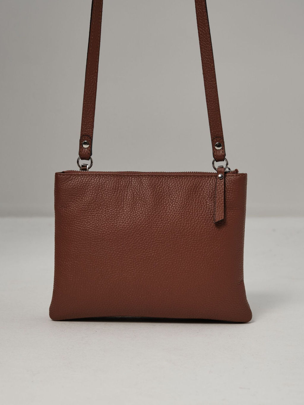 Сумка кожаная на плечо кросс-боди Deboro 31069 коппер