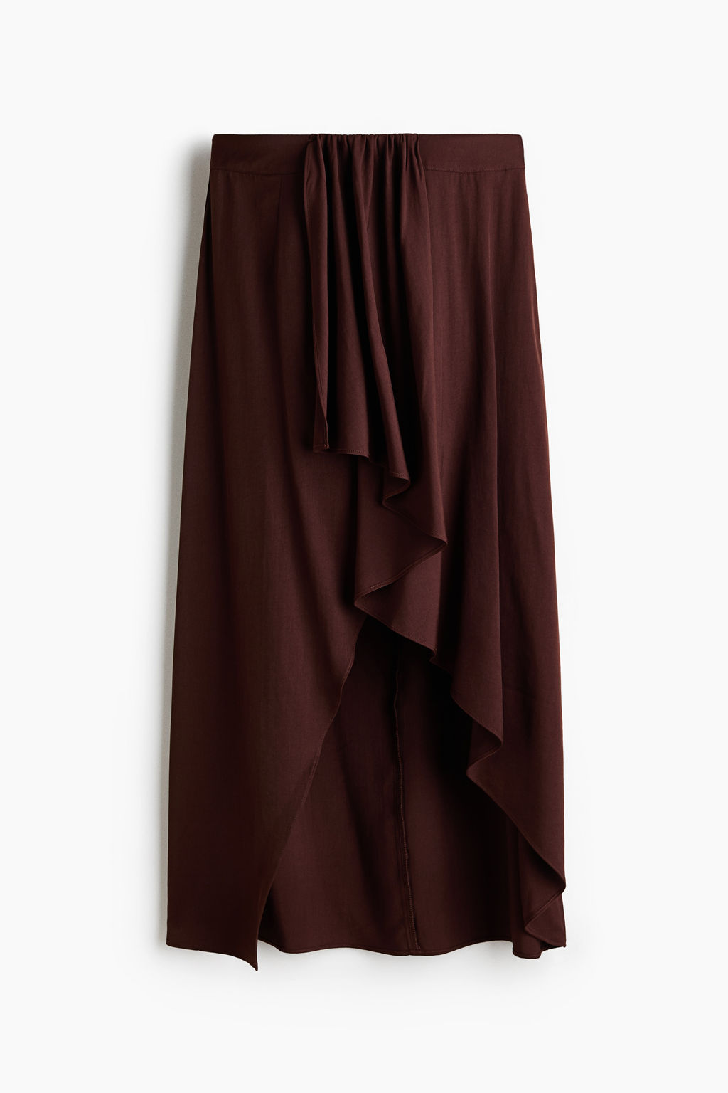 Falda asim?trica con panel drapeado - H&m фото 7