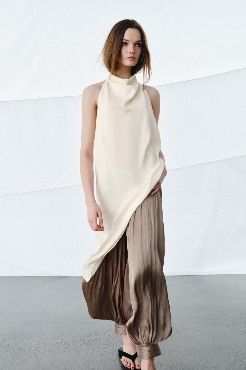 ZW COLLECTION ASYMMETRIC TOP - Zara фото 12