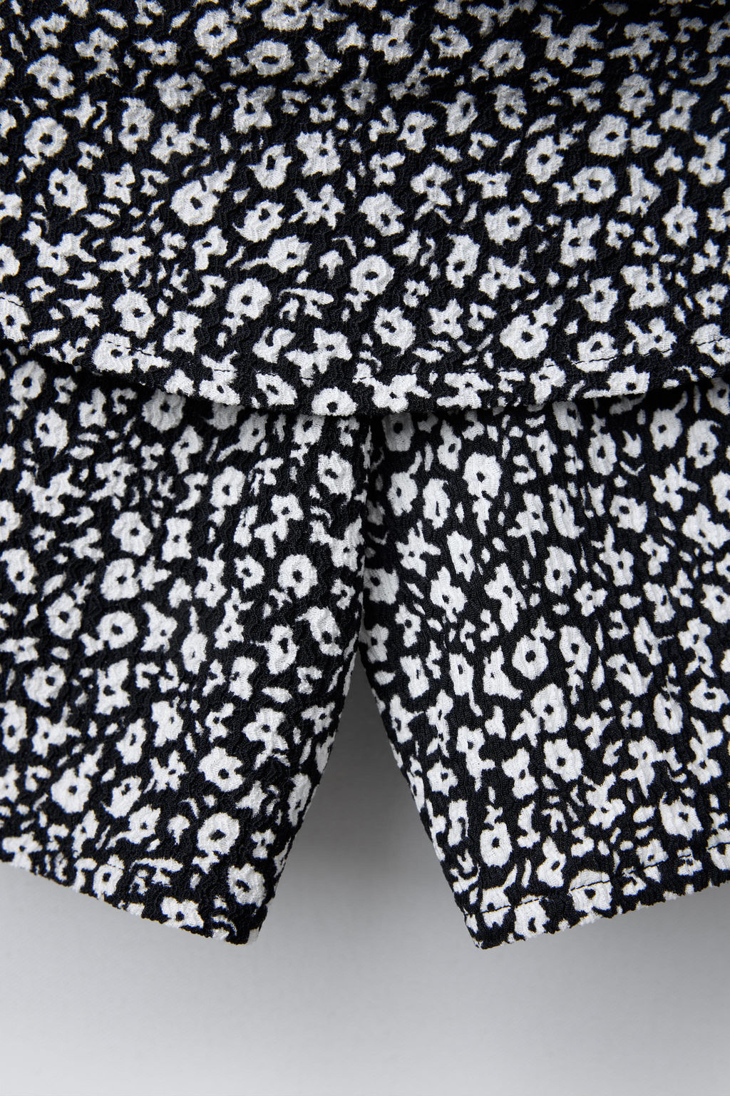 FLORAL LAYERED BERMUDA SKORT - Zara фото 4
