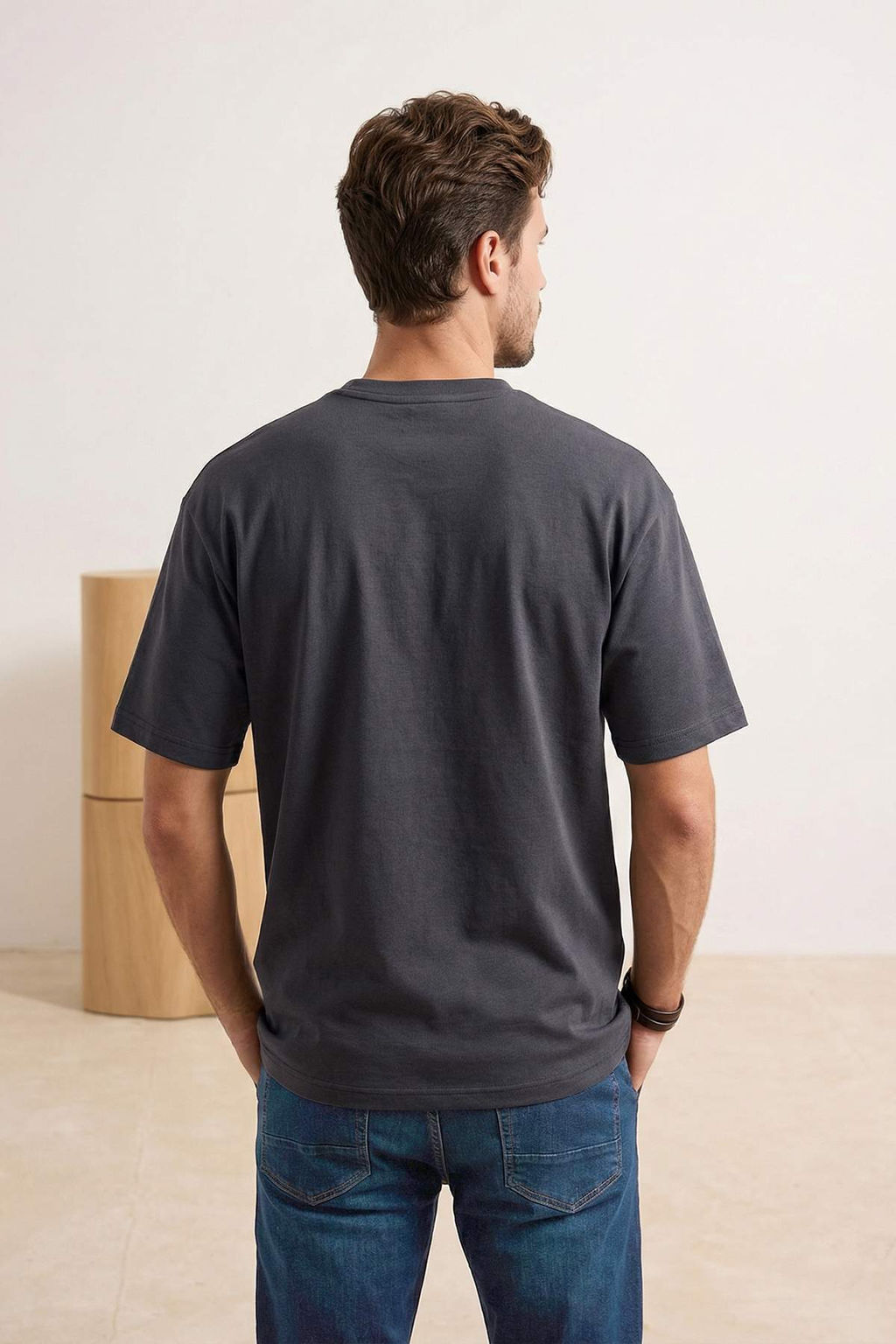 Indigo Wardrobe Essentials Dusuk Omuz Regular Fit Yumusak Tuse Modal T-Shirt TMNSS26TS00007 - Trendyolmilla фото 15