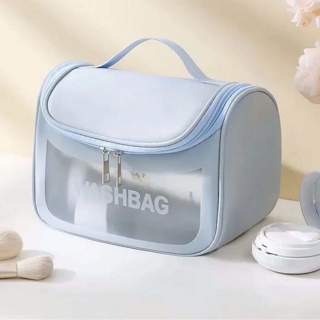 Kristaller Косметичка женская Washbag zippered envelope, голубой фото 2