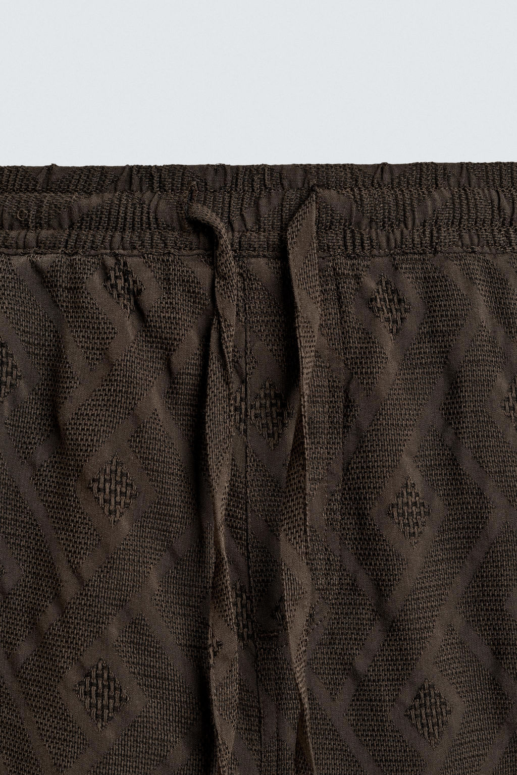 BERMUDA JACQUARD GEOM?TRICO / Marr?n - Zara фото 8