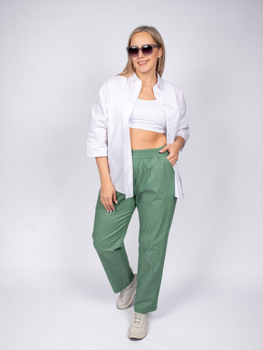 Брюки женские 1144 Зеленый* 1790 Lets go - Let's go фото 6