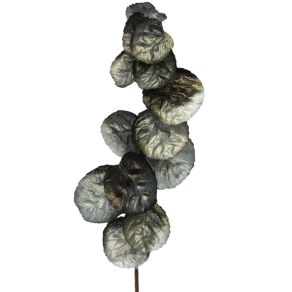 Цена за 2 шт. Искусственные цветы "FLOWERS GLAMOUR" 80см Ветка декоративная зеленая