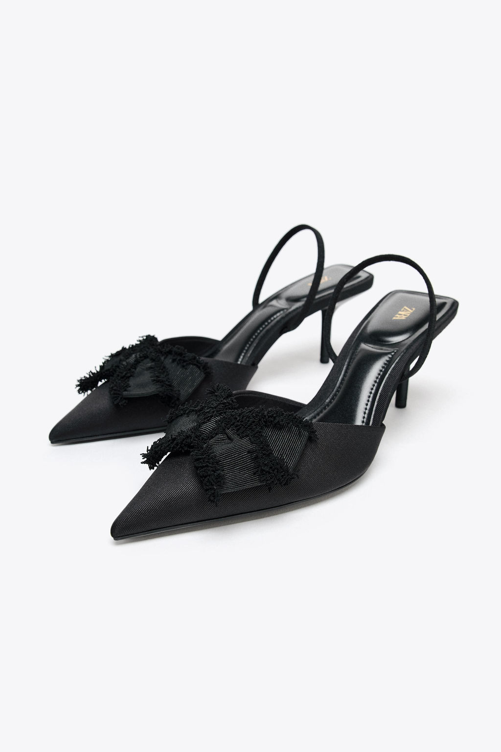 BOW SLINGBACK HEELS - Zara фото 10