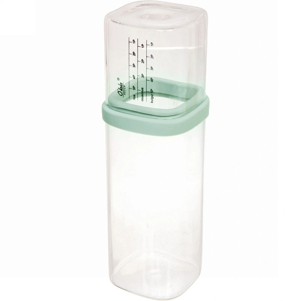 Банка для продуктов стеклянная 800мл "Olala" с мерный стаканом