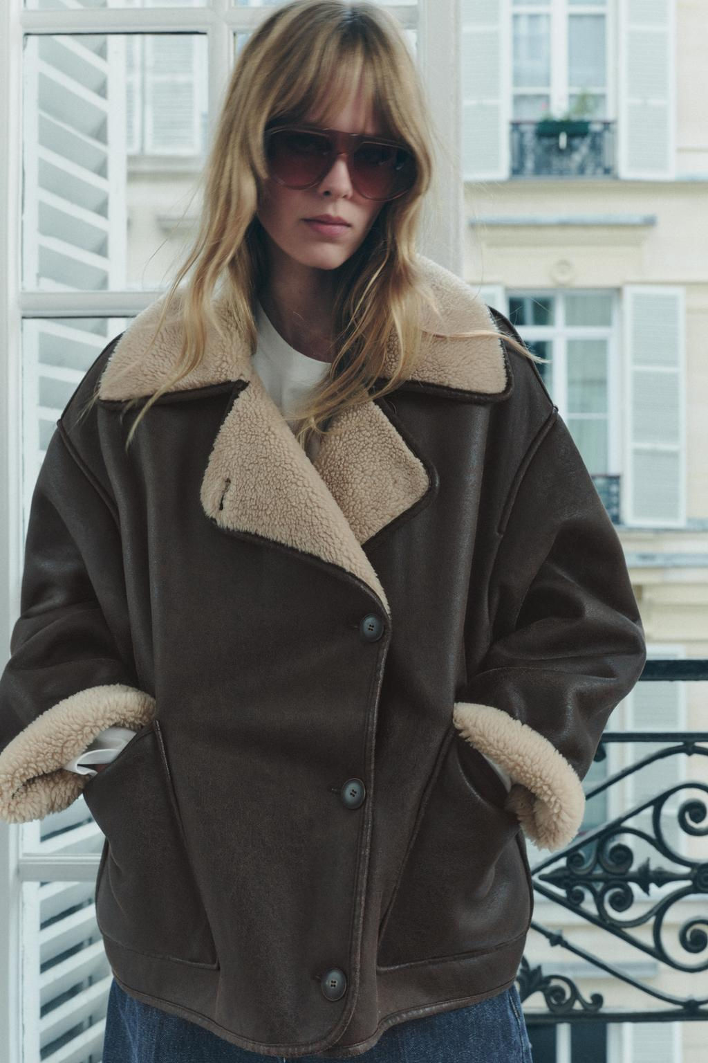 DOUBLE-FACED JACKET ZW COLLECTION - Zara фото 7