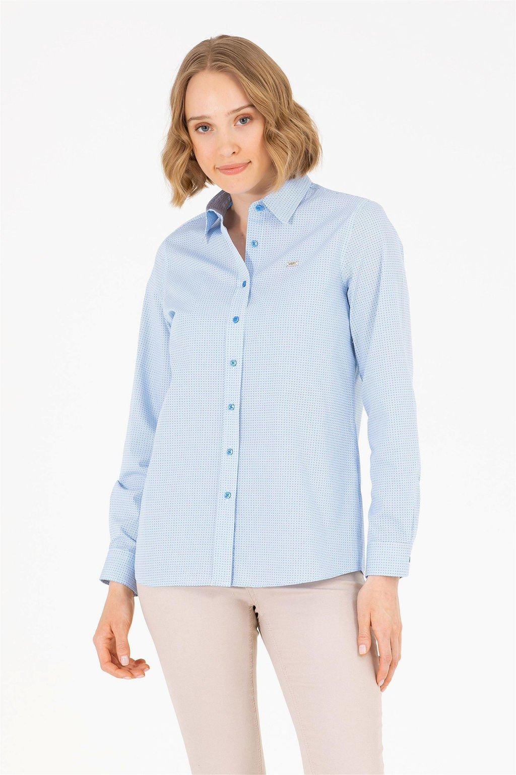 Женская рубашка Saks с длинным рукавом - U.s. polo assn фото 11