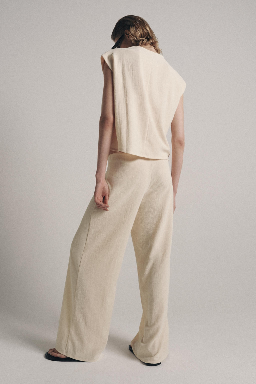 PANTAL?N R?STICO RECTO / Crudo - Zara фото 9