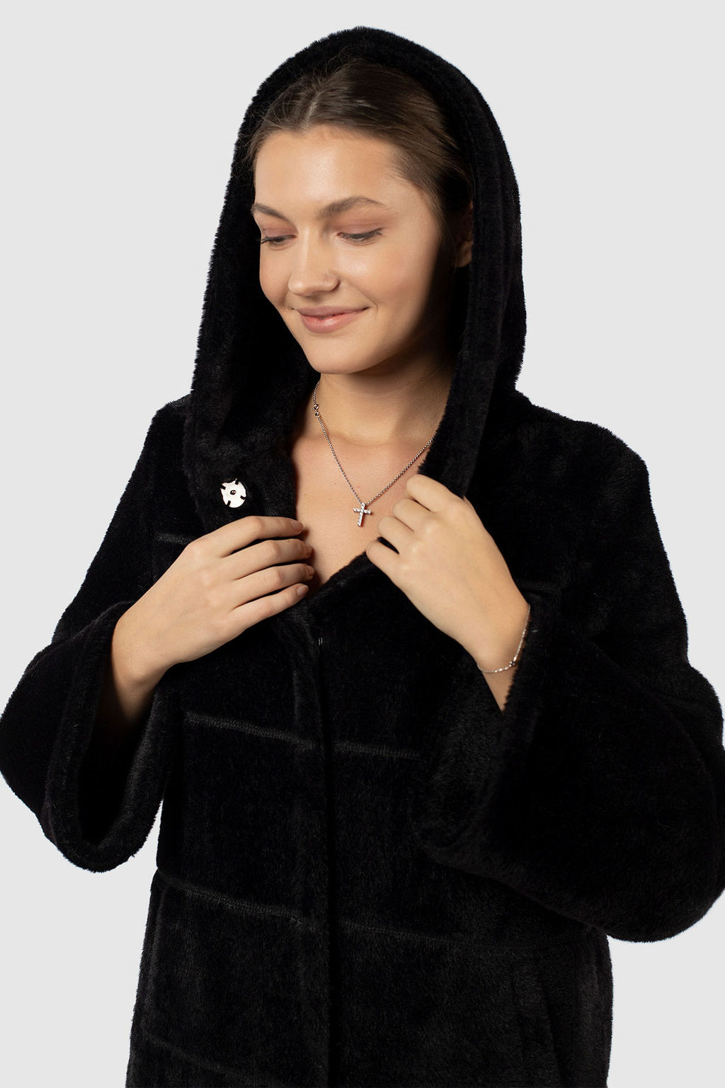 02-3176 Пальто женское утепленное - El podio фото 8