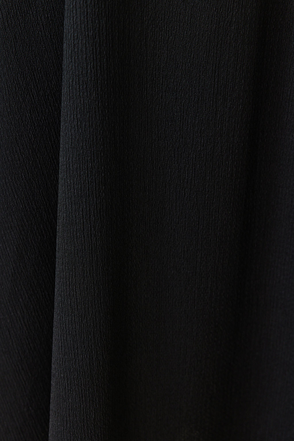 Siyah Ayarlanabilir Ask?l? A-Line Burumcuk/Dokulu Orme Maxi Elbise TWOSS24EL00060