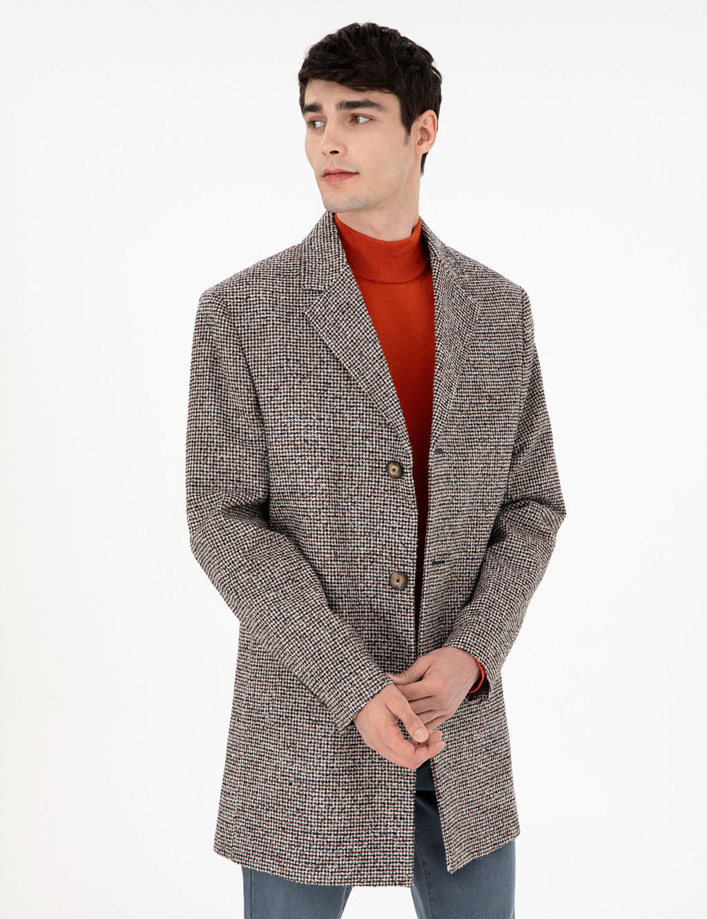 Kahverengi Slim Fit Ka_e Kaban