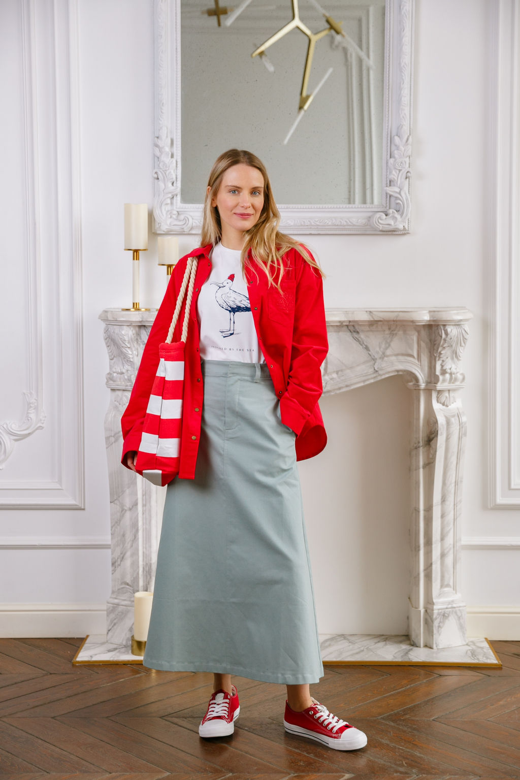 Рубашка женская Red - Captain's mate фото 12