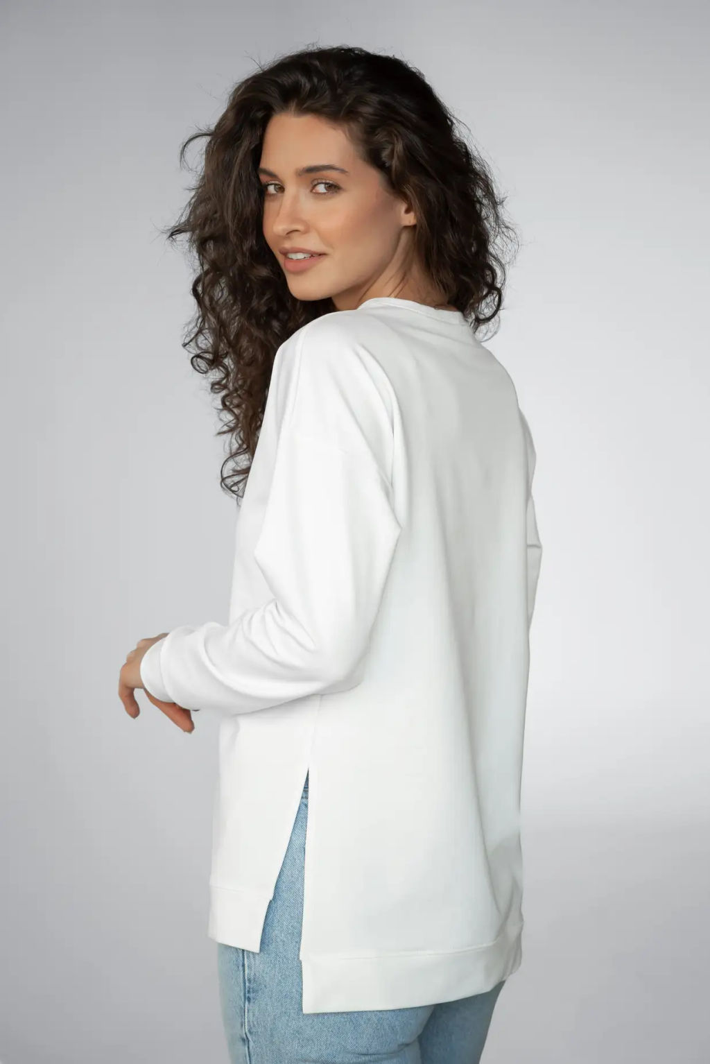 Свитшот Серый кот ДЖ 213-4 Экрю - T.C.T фото 2