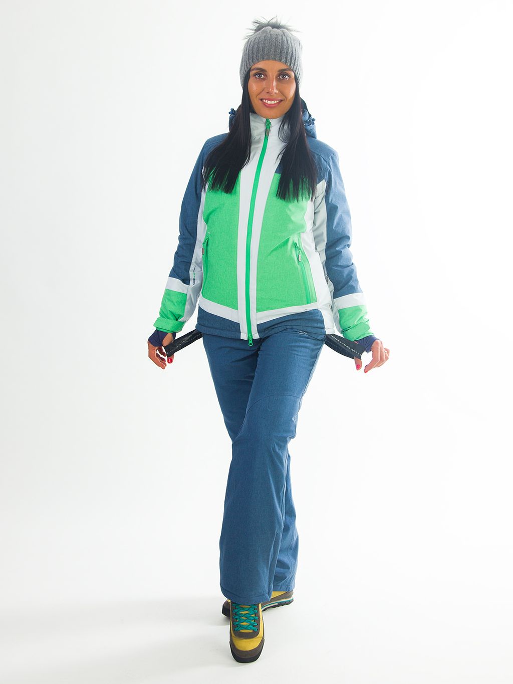 Костюм B-8687 Зеленый