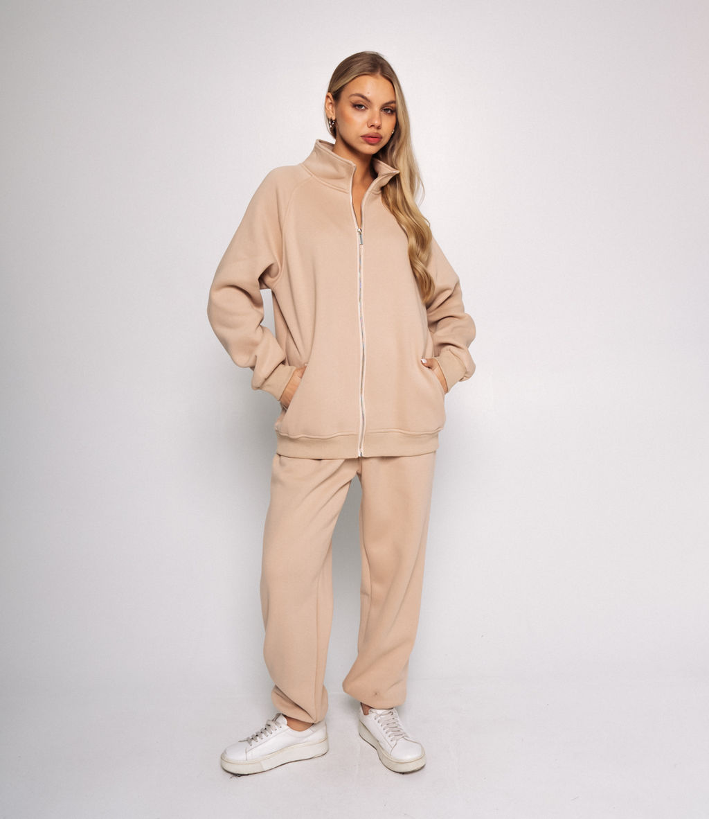 Спортивный костюм #КТ806 (8), бежевый