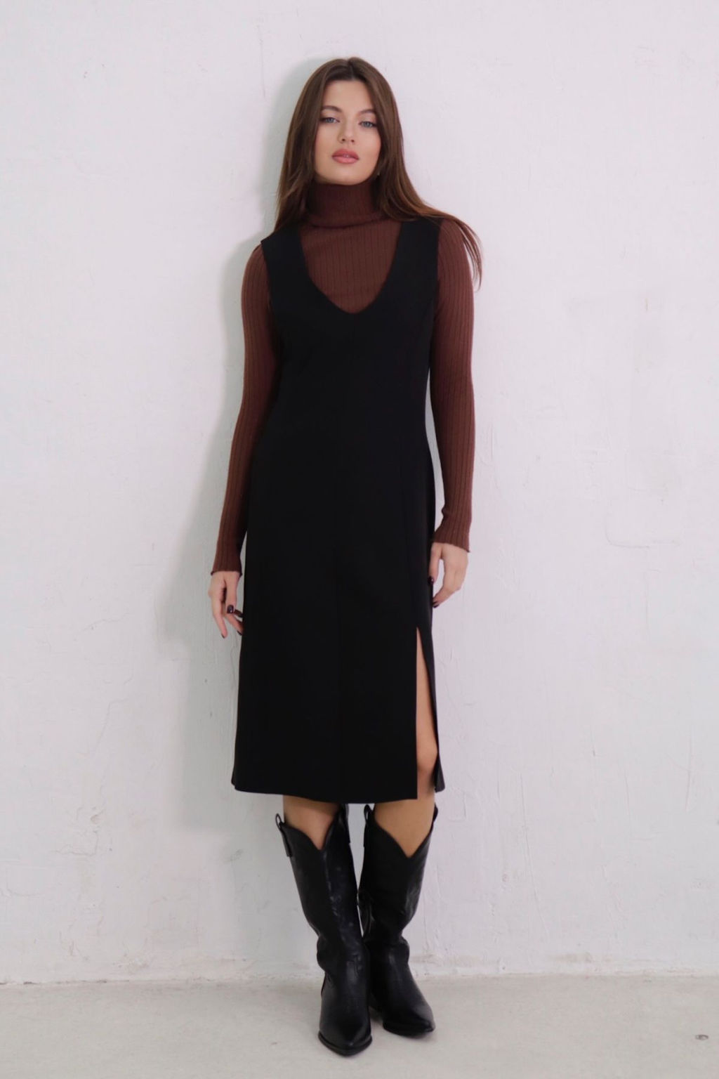 Сарафан базовый с разрезом - Martichelli фото 21