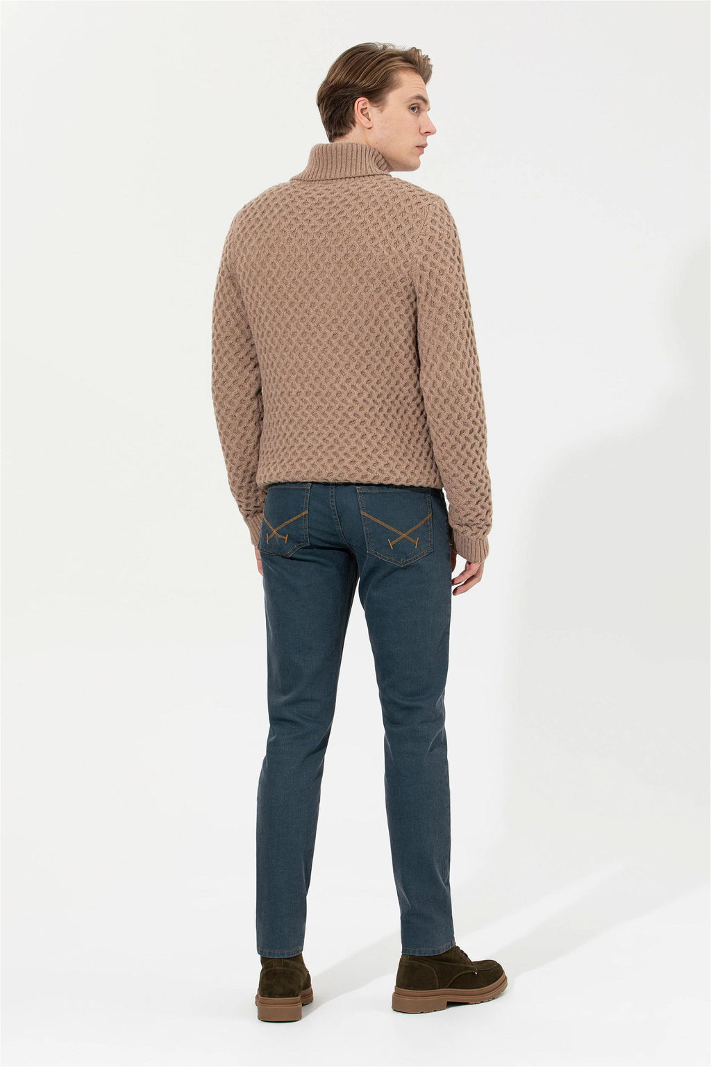 Мужские зеленые джинсовые брюки - U.s. polo assn фото 11
