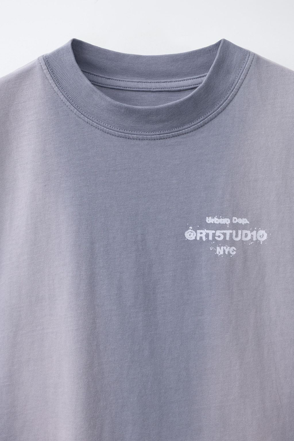 CAMISETA MANGA SISA / Gris - Zara фото 3