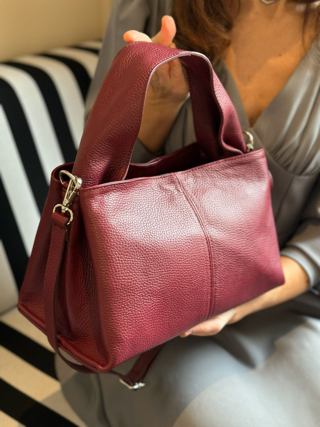 Сумка женская из телячьей кожи