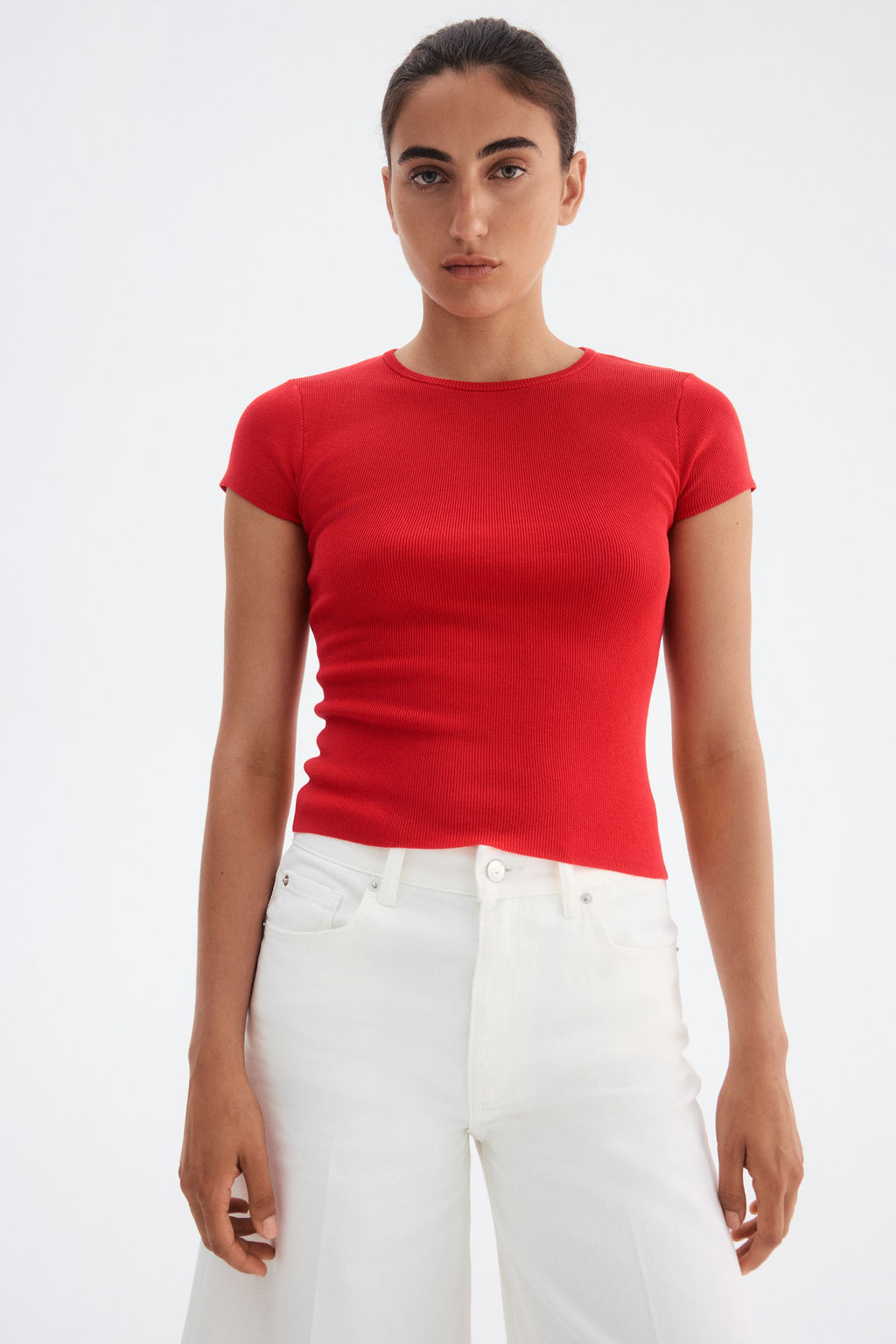 Camiseta en punto fino - H&m фото 6