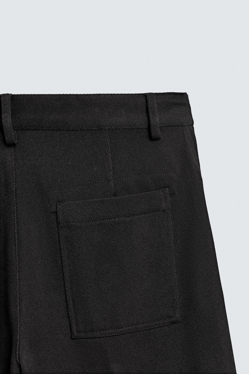 FLARE FIT TWILL TROUSERS - Zara фото 10