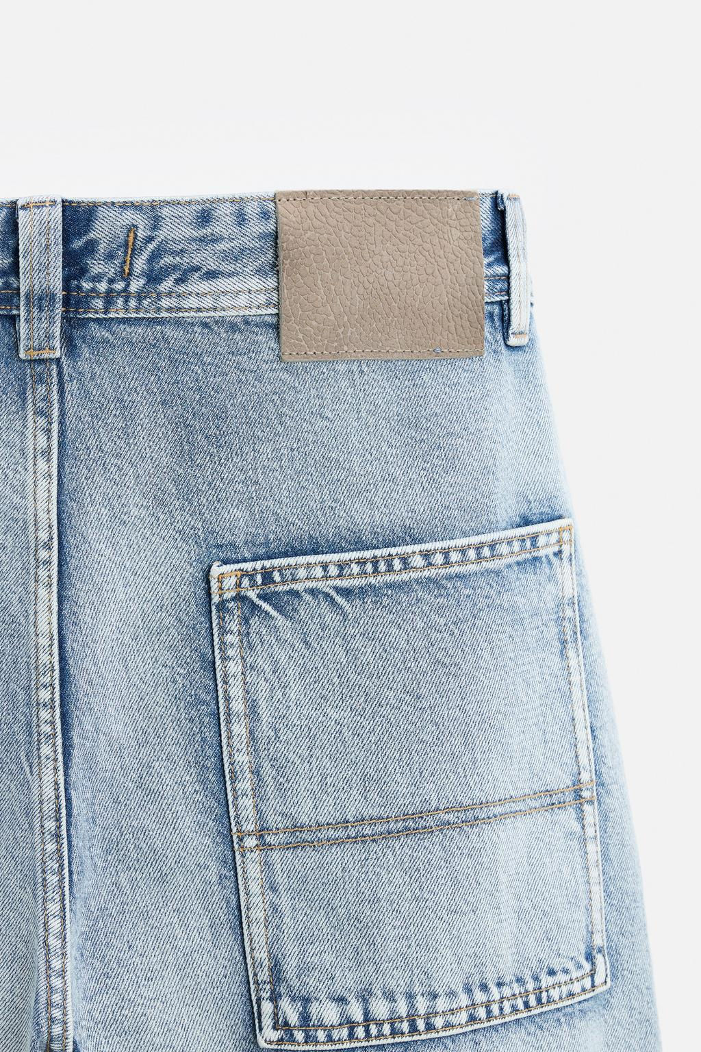 REWORKED CARPENTER JEANS - Zara фото 10