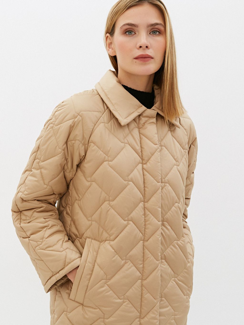 Conso/SM 220114 - sand Утепленное Пальто