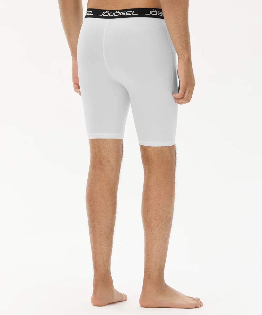 Шорты компрессионные JOGEL CAMP PerFormDRY Tight Short, белый/черный  фото 5