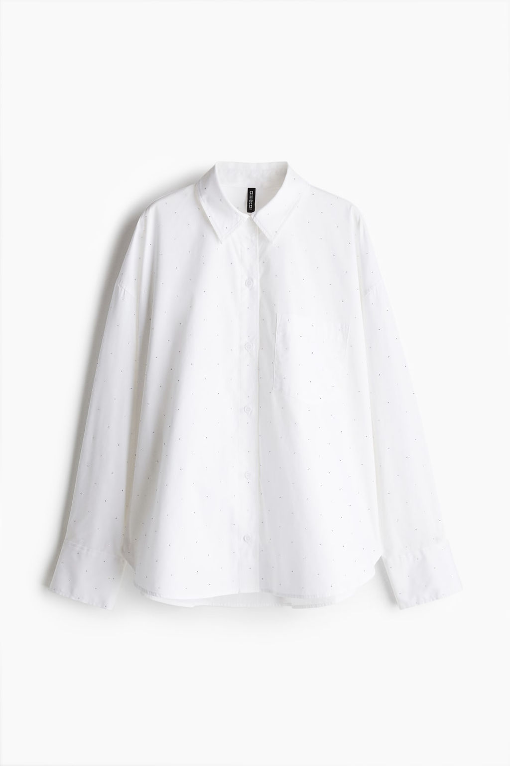 Camisa oversize con strass - H&m фото 5
