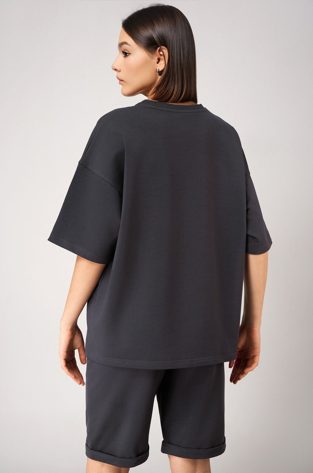 Женский костюм с шортами из футера двухнитки Happyfox