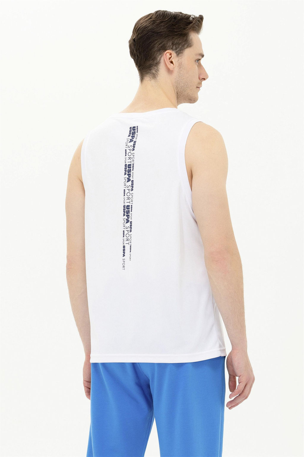 U. S. Polo Assn Мужская белая футболка с круглым вырезом - U.s. polo assn фото 12