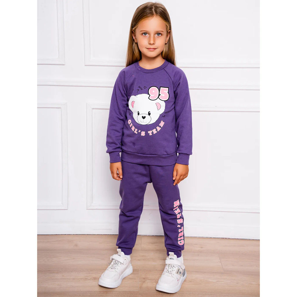 Костюм футер 2х нитка начёс 8027310802 8027310802 купить оптом по цене 666 ?| Фабрика детской одежды Юлла - Youlala фото 5