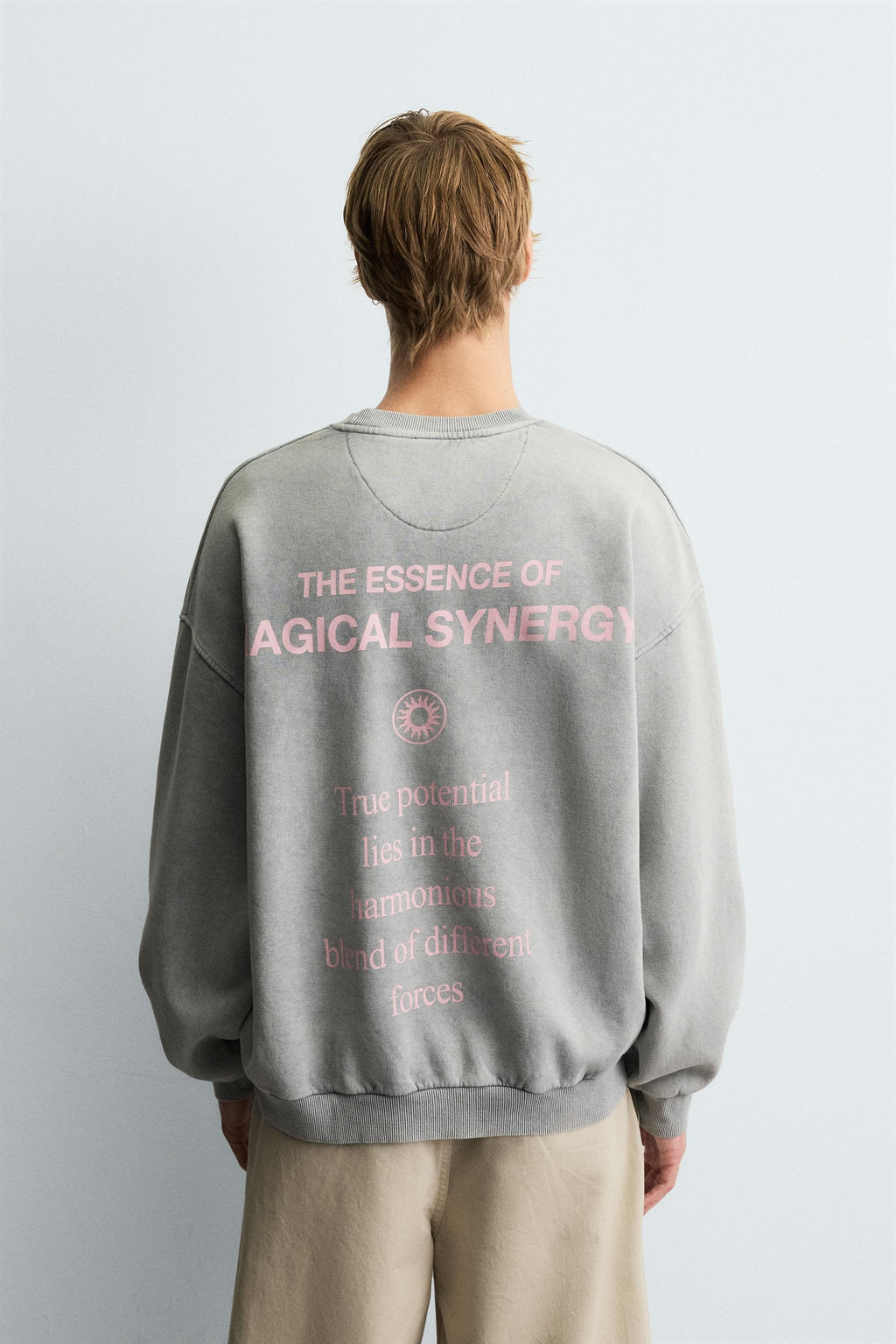 COMBINED PRINT SWEATSHIRT