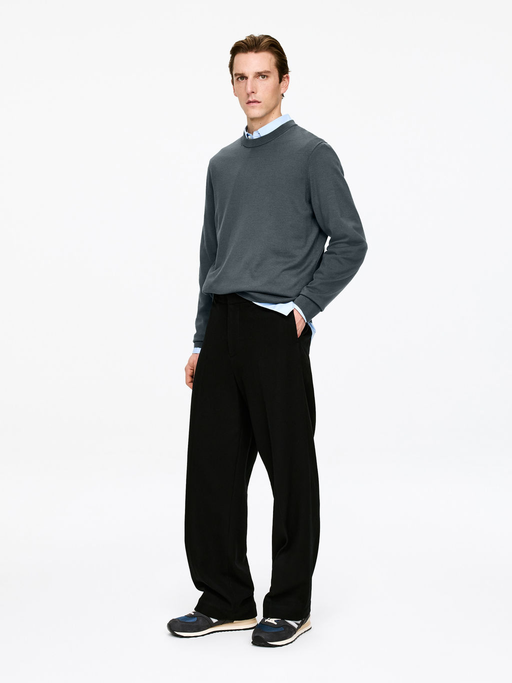Jersey de punto fino en lana merino - H&m фото 6