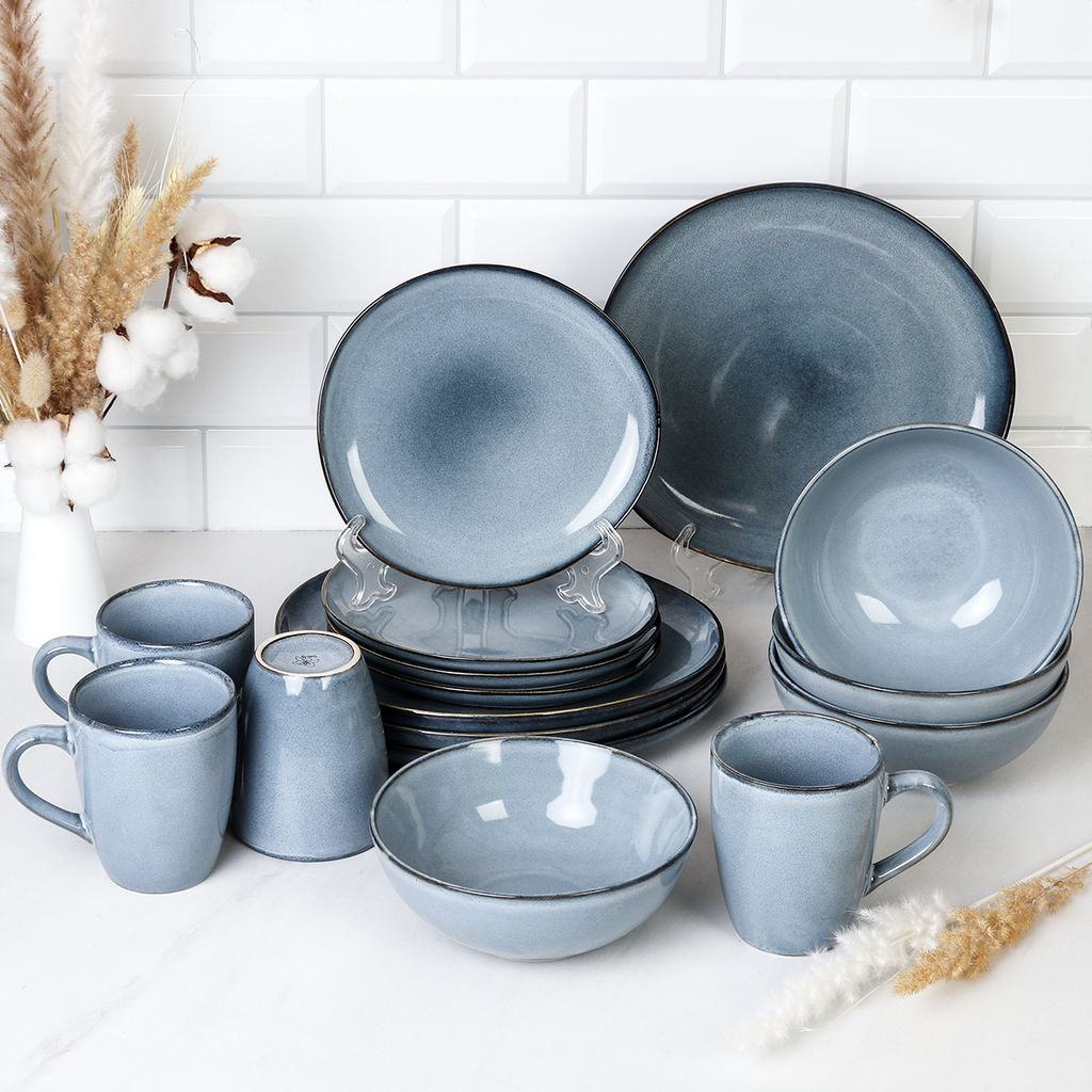 Столовый набор 16 предметов / 88015 /уп 2/ Глазурованное покрытие - Галеонтрейд фото 2