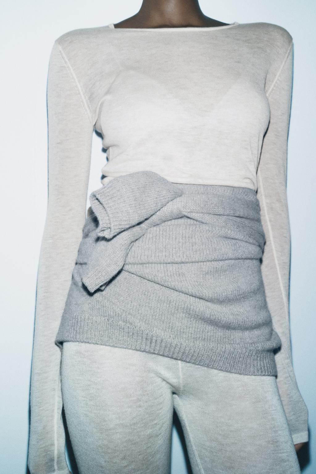 100% WOOL LEGGINGS - Zara фото 18