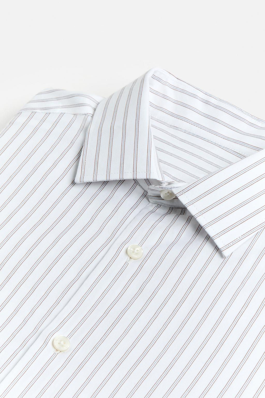 TEXTURED STRIPE SHIRT - Zara фото 10