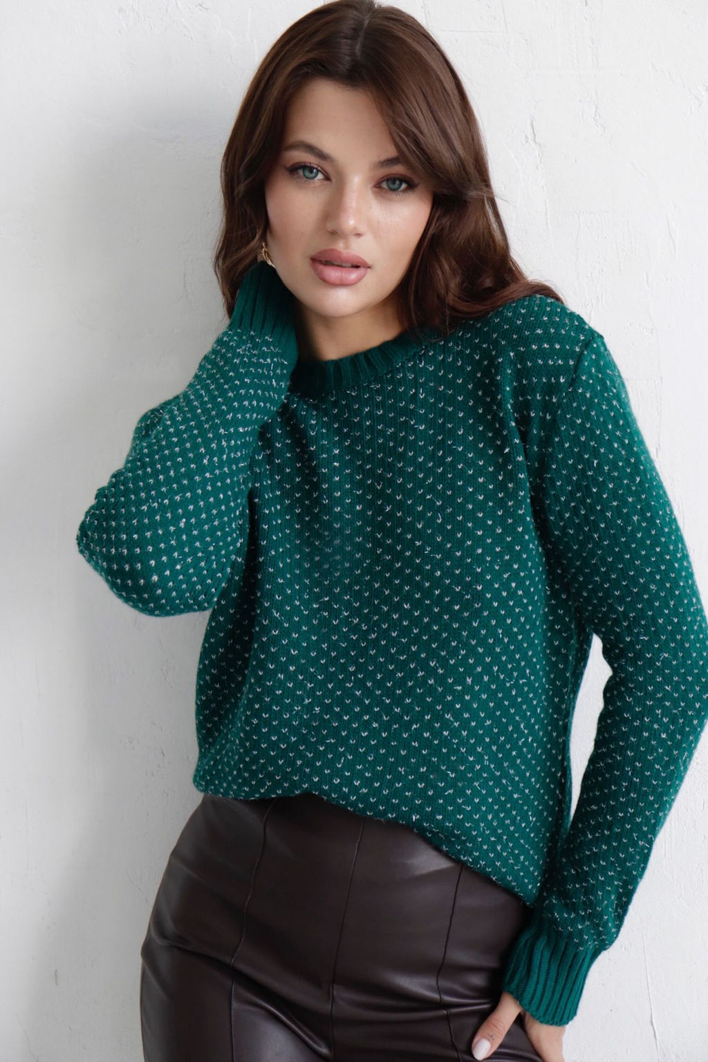 Martichelli Джемпер изумрудный  фото 2