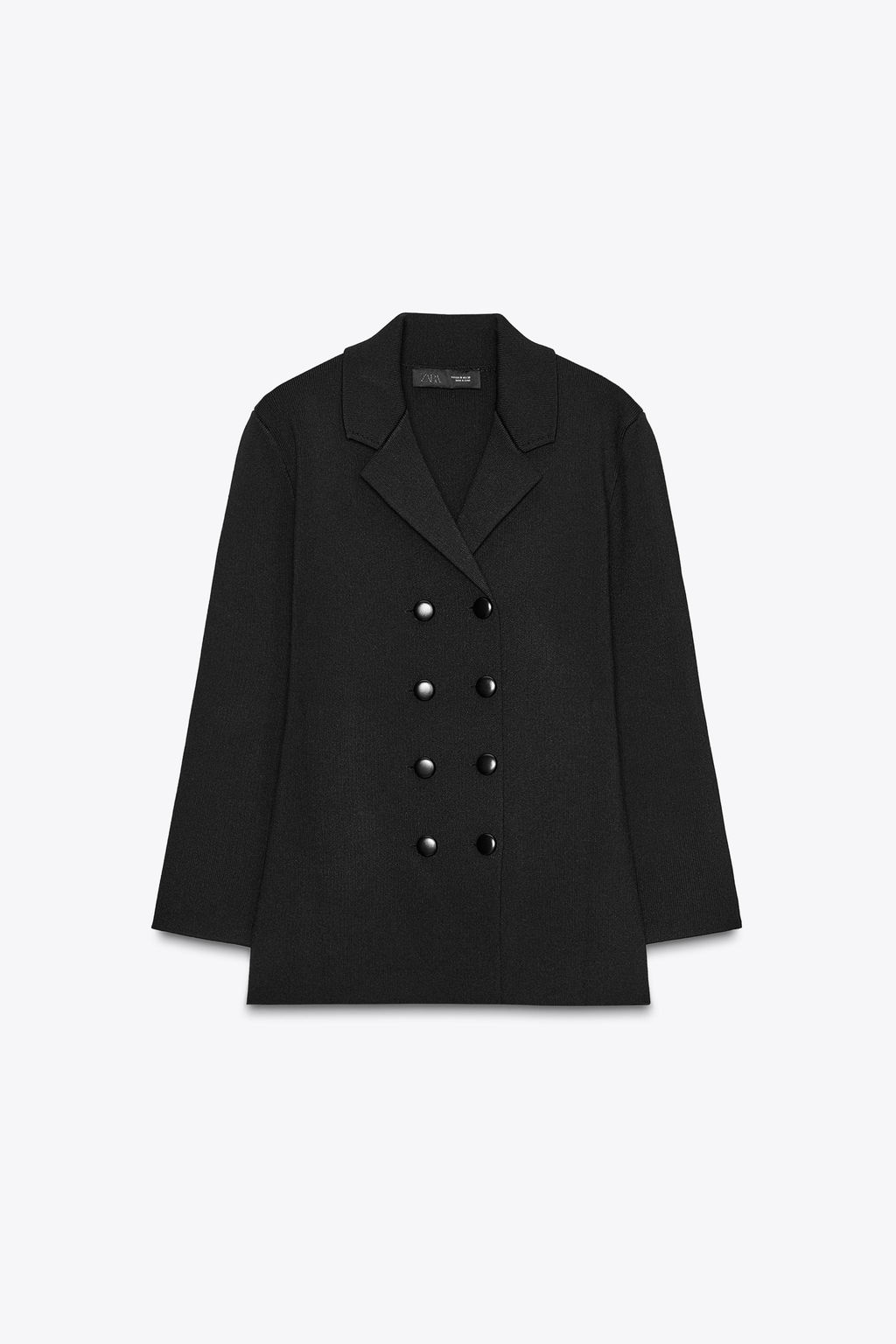 DOUBLE-BREASTED KNIT JACKET - Zara фото 6
